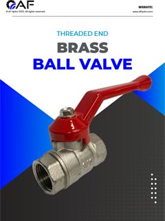AF Hydro brass ball valves catalogue cover