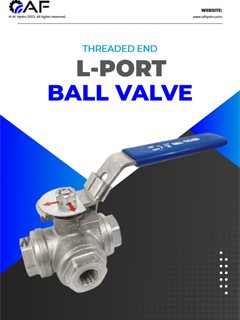 AF Hydro 3 way L port ball valves catalogue cover