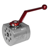 SAE flange end ball valve
