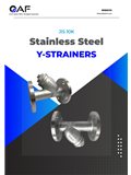 AF Hydro JIS 10K SS316 flange end Y-strainers catalogue cover