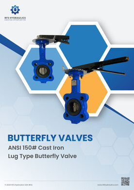 ANSI 150# Cast Iron Lug Type Butterfly Valves