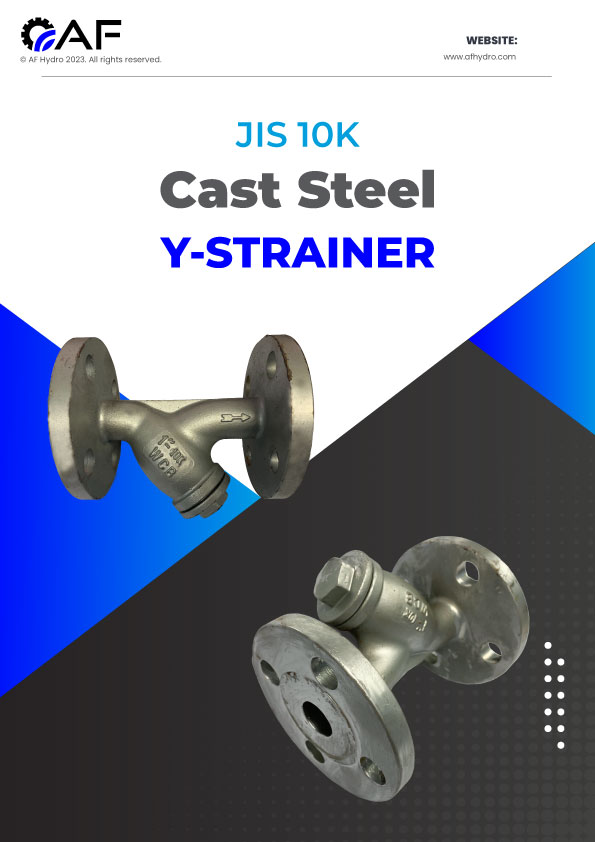 JIS10K CAST STEEL Y-STRAINERS