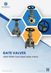 ANSI 150# CAST STEEL GATE VALVES