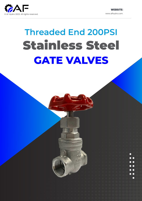 THREADED END SS316 GATE VALVES (800PSI)